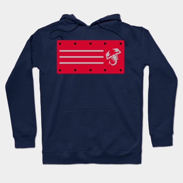 ABARTH Engine Cover Hoodie by CreativePhil